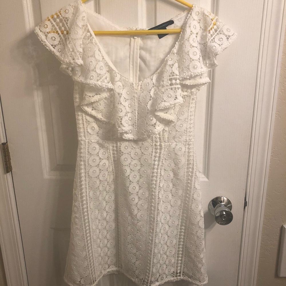 French Connection size 4 little white dress